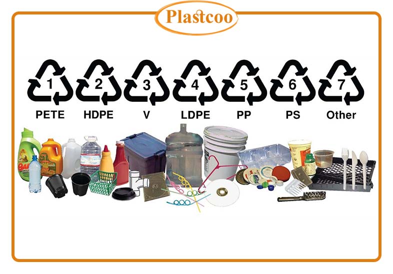 انواع پلاستیک‌های قابل بازیافت
